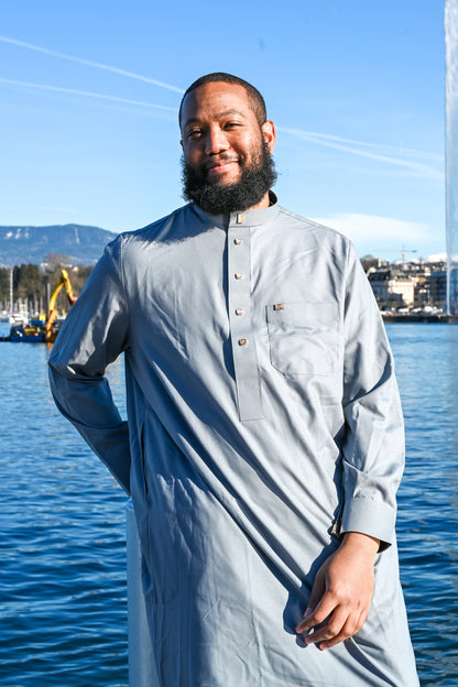 QAMIS NOOR - BLEU CLAIR