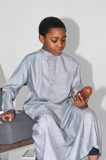 QAMIS AMIR - GRIS - Jamal Noor